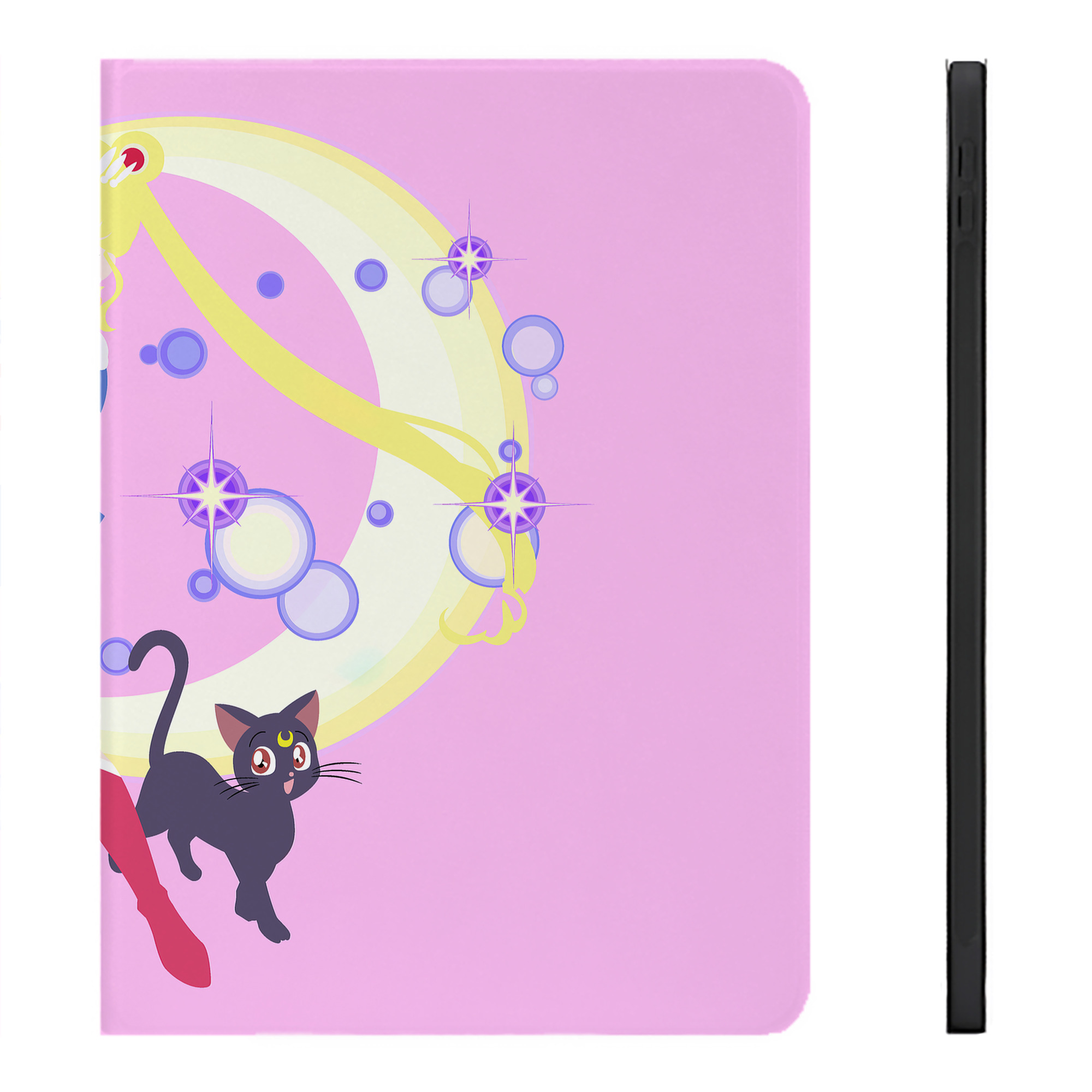 （画像用） 美少女戦士セーラームーン Sailor Moon IPadケース ペンホルダー付き ブックスタイルデザイン